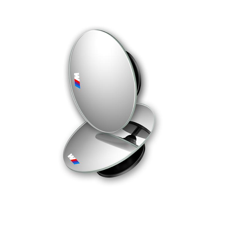 360 Degree Adjustable M LOGO Badge Car Blind Spot Rear View Mirror Wide Angle For BMW M E34 E36 E60 E90 E46 E39 E70 F10 F20 F30 X5 X6 X1 M3 M5 M6 E71