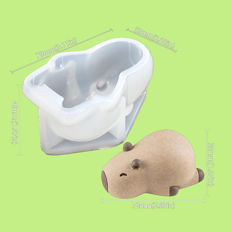 1PCS Cartoon Green Dino Dinosaur Pudding Silicone Mold Cute Animal Mousse Mold Custard Mold Cake Decoration Baking Bakery Tool