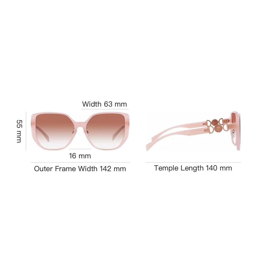 Versace Square Sunglasses With Logo Women sunglasses Multicolor 0VE4449D