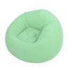 Uppblåsbar bönpåse utan bönor PVC Mjuk flockning Ergonomisk uppblåsbar loungefåtölj för vardagsrum sovrum