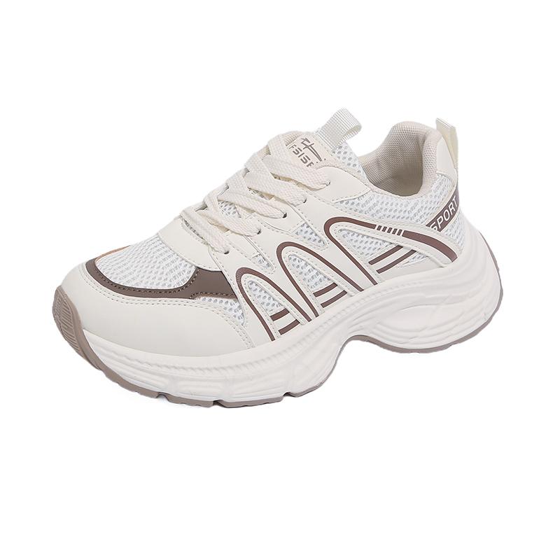 2025 New Women's Shoes Autumn Trendy Brand Women's Thick Sole Increased Casual Flow Reflective Sports Running Trendy Shoes