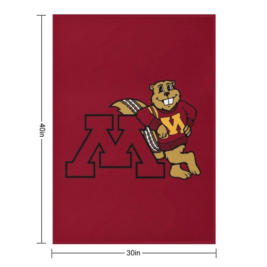 Goldy Gopher Throw Blanket Soft Plush Plaid halloween Tourist Decoratives Blankets