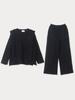 Mejongleuhaleu Gemma Knit Set (Round Neck Knit + Pants + Shawl) 3 Colors