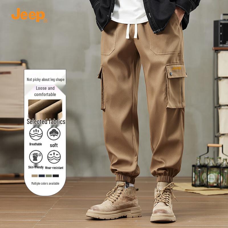JEEP Men s Tapered Cargo Work Pants 4XL