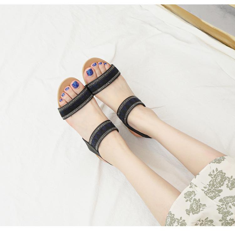 Women's Wedge Sandals 2023 Summer Plus Size Platform Sandals Women Casual Non Slip Beach Sandalias Female