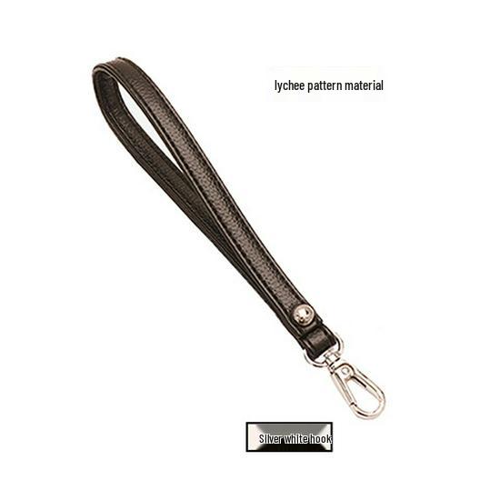 Women's Black Handheld Clutch with Strap & Accessories