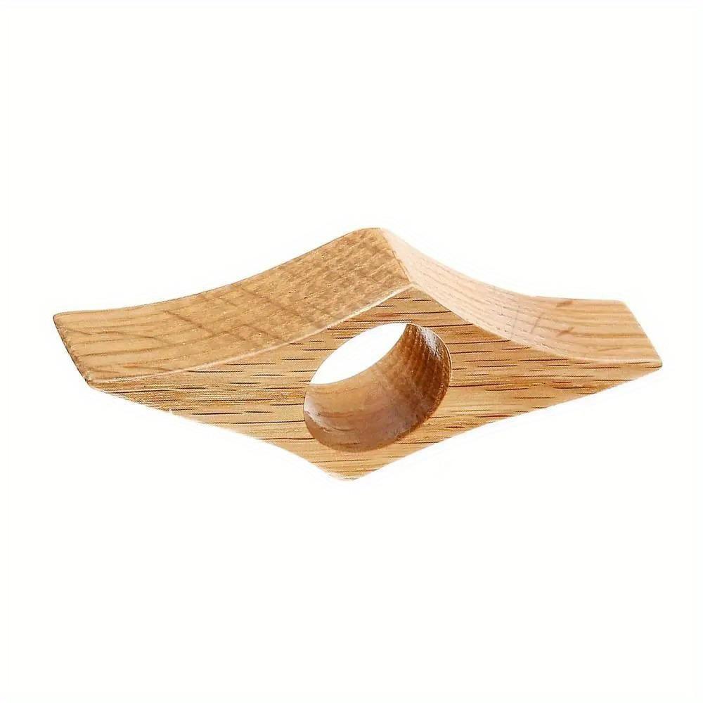 

2PC Wooden Thumb Bookmark One Hand Reading Thumb Book Holder for Office Book Lovers Fast Reading Tools 02-Beech