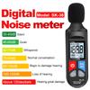WDigital Sound Level Meter Noise Meter with Backlit Display Noise Decibel Reader 30DB 130DB Range Data Hold Function