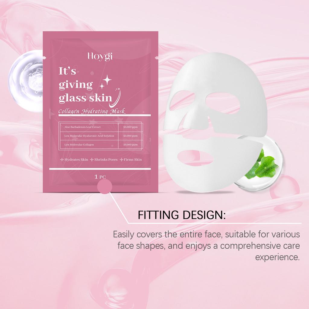 Hoygi Deep Collagen Hydrating Face Mask Set Of Four For Nourished Radiant Skin