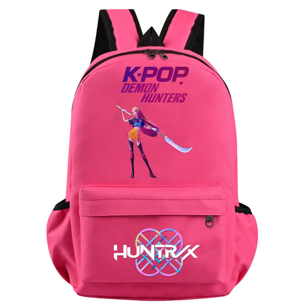 Cartoon Kpop Demon Hunters Printed Backpack for Teenager Student Girl Boy Bookbag Schoolbag Women Large Capacity Travel Bag Kid Gift Rucksak