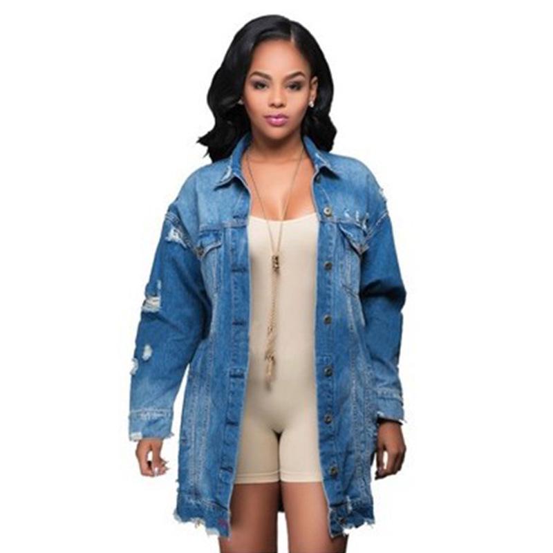 jeans long jacket