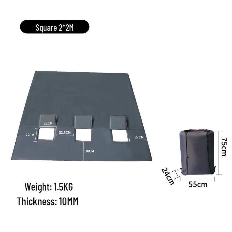 ZISIZ Winter Fishing Tent Folding Mat