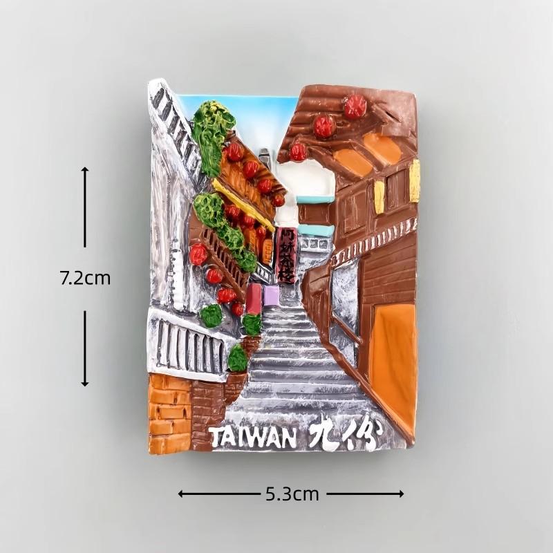 China Taiwan Fridge Magnets Taipei Travelling Souvenirs Home Decoration Wedding Gifts Photo Wall Magnetic Stickers