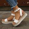 Summer Women's Large-sized Muffin Thick-soled Sandals