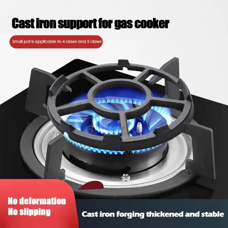 Non Slip Cast Iron Wok Support Ring Kitchen Gas Stove Stand Universal Pot Holder Cooktop Rack Small Milk Pot Anti-slip Shelf