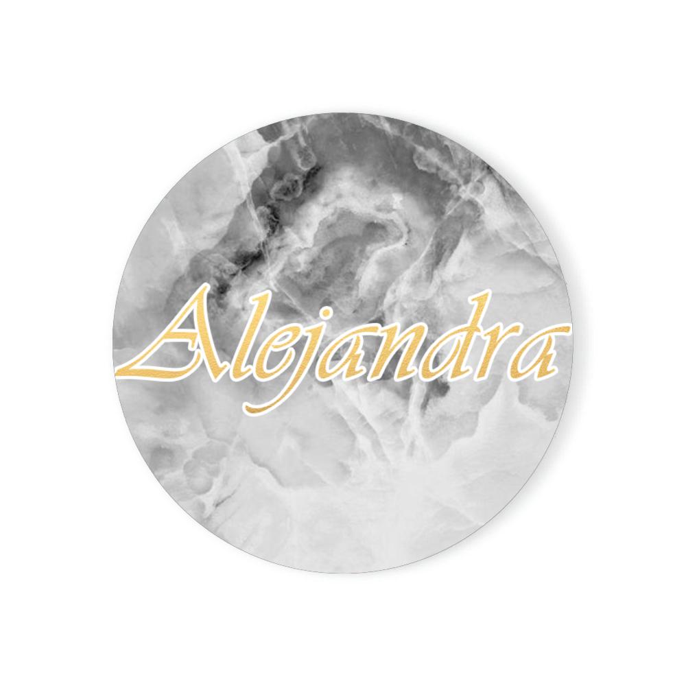 Personalised Marble Coasters Customised Gift Housewarming Room Bar Decor Marble Style Custom Name Ceramic Coaster Sets