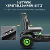 Kids Pedal Go Kart, with Adjustable Seat, Inflatable Tyres - Green