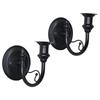 Iron Wall Candle Holder, Vintage French Style, for Hallway, Living Room, Background Wall, Decorative