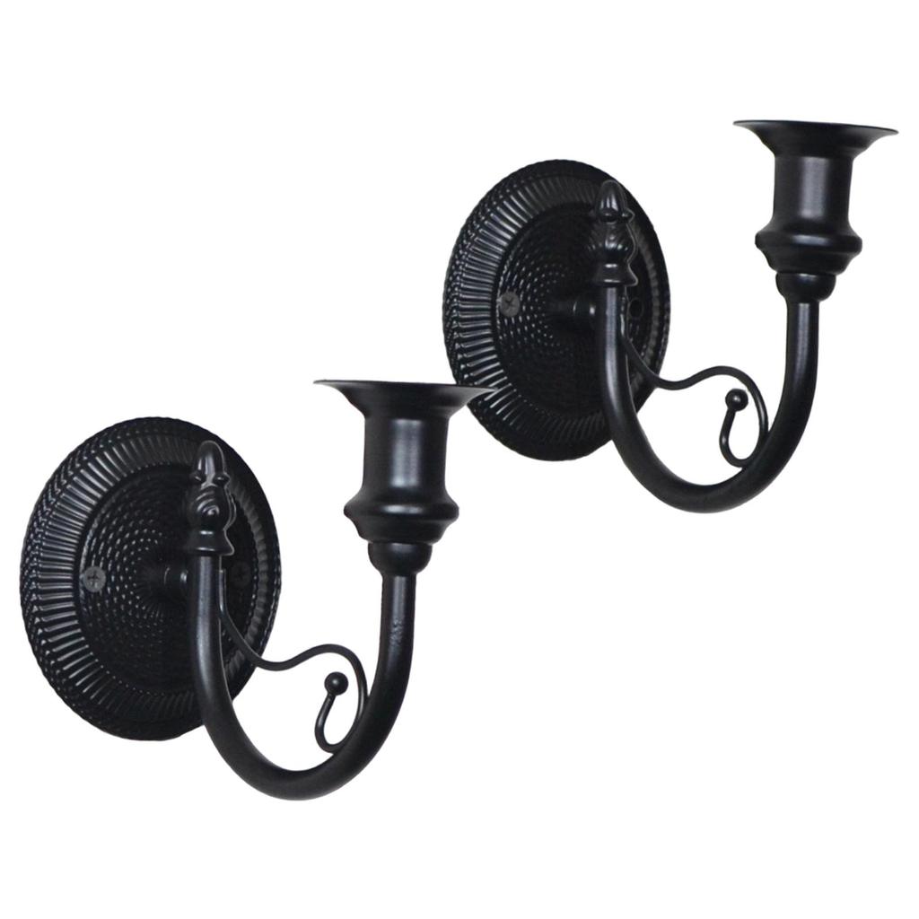 Iron Wall Candle Holder, Vintage French Style, for Hallway, Living Room, Background Wall, Decorative