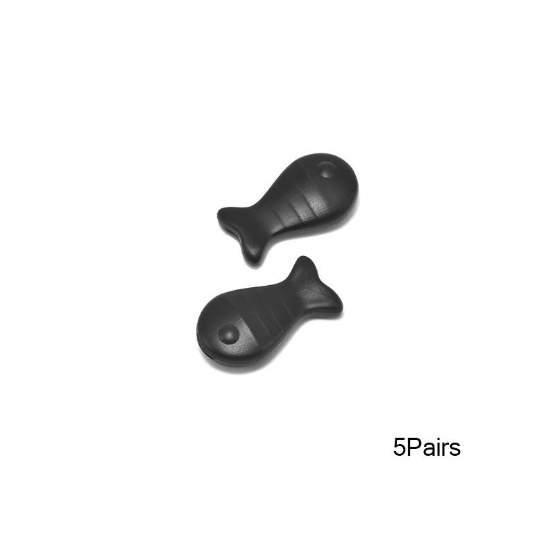 5Pairs Silicone Fish Shells Anti Slip Ear Hook Eyeglass Eyewear Accessories Eye Glasses Grip Fixed Rings Temple Tip Holder