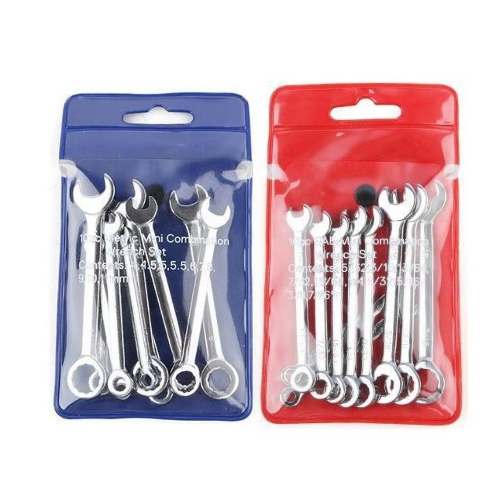 4-11mm Range Ratchet Wrench Set Metric/Imperial Combination Spanner Set For Precision Repair Work