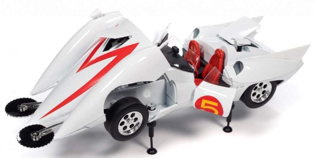 American Muscle Scale Speed Racer Mach 5 Finished Model AWSS124 1/18