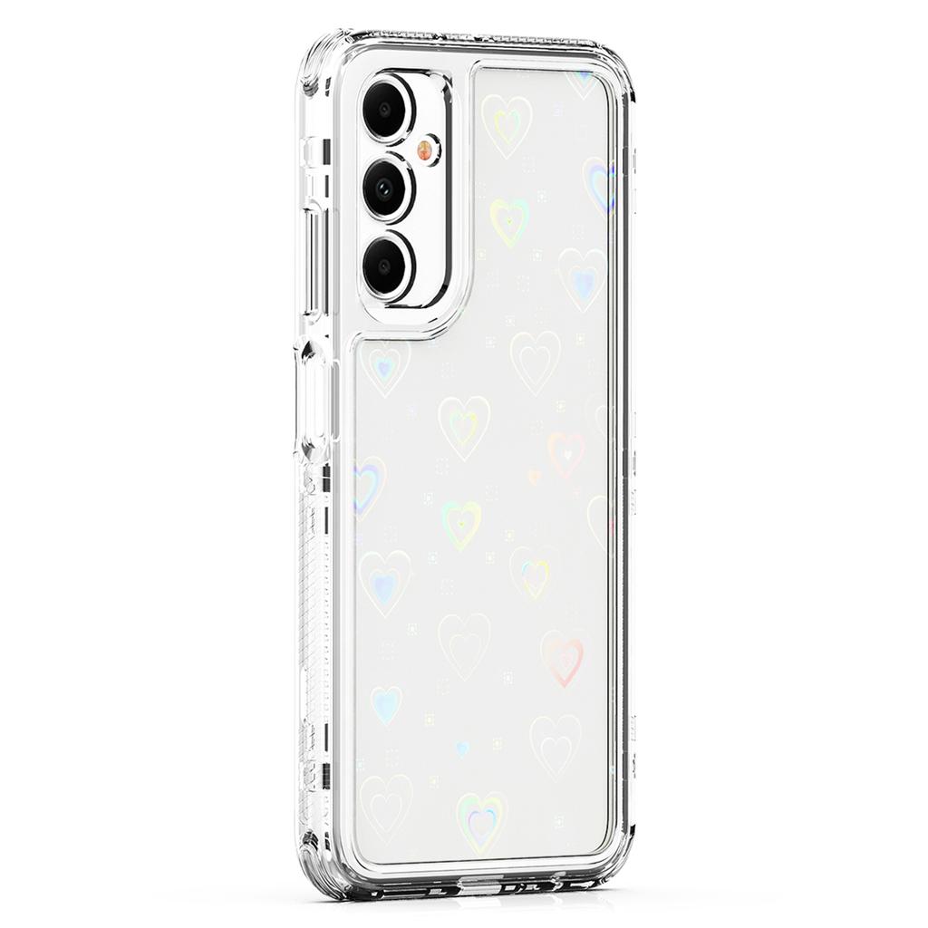 Dla Samsung Galaxy A25 5G (Światowy) (161.0mm) Etui Akrylowe TPU Przezroczyste Pokrowiec na Telefon z Filmem Drukowanym Laserowo