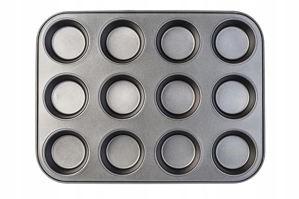 KADAX Cupcake Muffin Mold 12pcs Baking Sheet Steel Mold