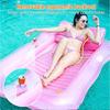 Modern PVC Pool Lounger Innovative Water Sprinkling Technology Tanning Pool Float Detachable Headrest Mattress
