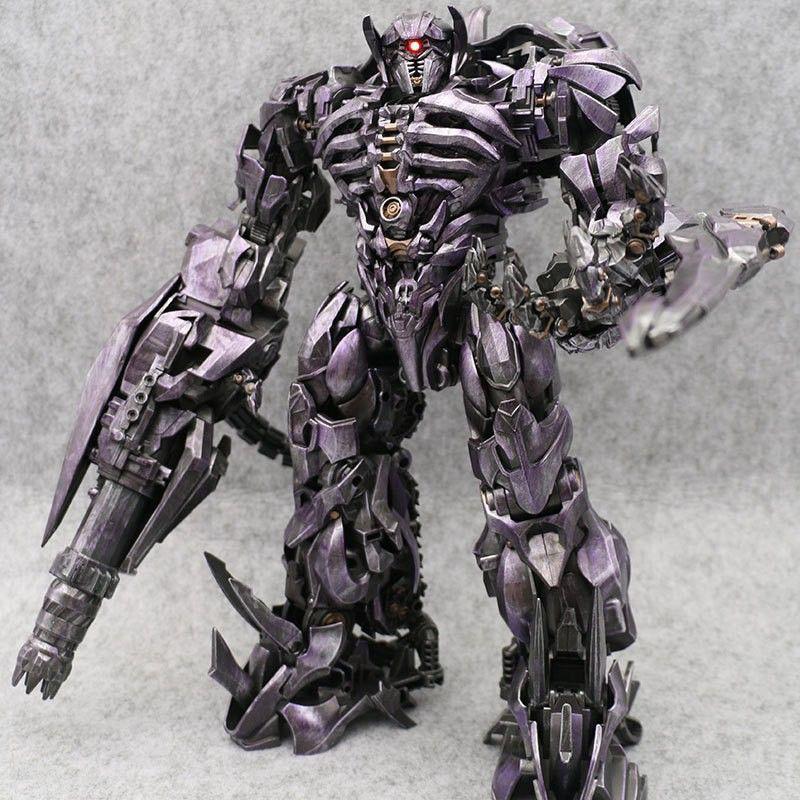 Zeus ZS01 Alloy Shockwave Edition Transforming Robot Toy Model for Kids