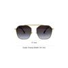 Burberry Segundo. Serie de Patrones de Logo Exclusivo Monograma Gafas de Sol de Moda Gafas de Sol para Mujer Gradiente Dorado-Gris B3124-1109/8G