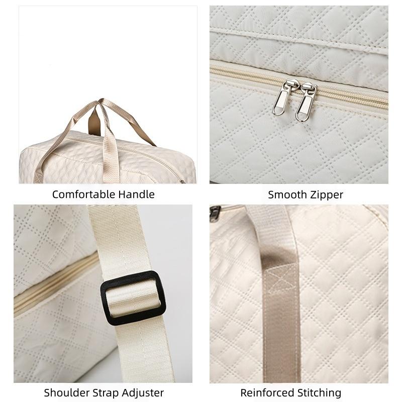 Travel Bag Dry/Wet Separation Gym Bag Large Capacity Yoga Bag Cabin-Size Outdoor Soft-Sided Durable Luggage Bag