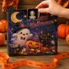 Collectibles for Sand Table Landscaping Halloween Advent Calendar with 9 Mini Resin Figures Day Spooky Countdown Miniature Horror Theme Ornaments To