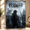 Poster del Gioco Escape From Tarkov Segni Metallici Stampati Retro Personalizzati Appeso a Parete Regalo per Soggiorno Decorazione d'Interni