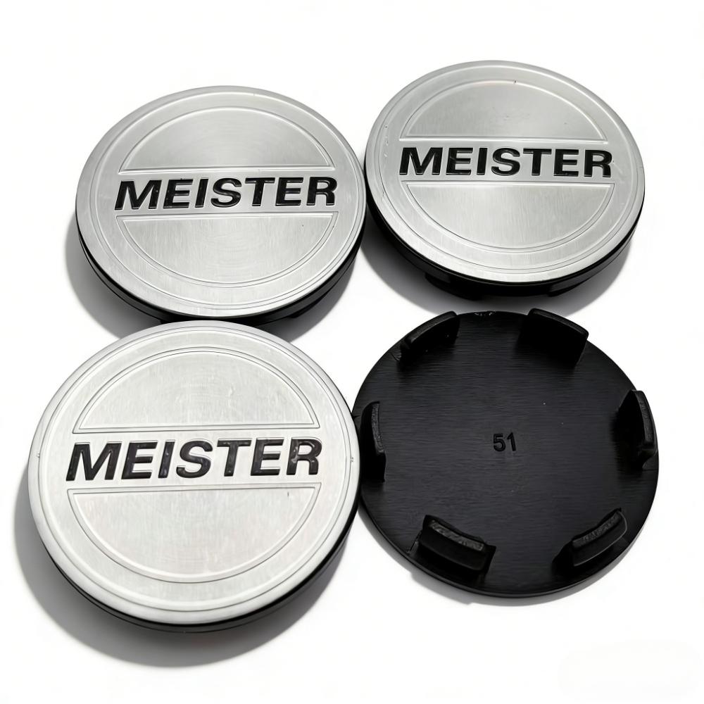 

4pcs JDM W Work MEISTER Racing Logo Emblem Car Wheel Center Caps 51MM 46MM Wheels Hub Cap Rim Hubcaps Dust Cover Car Accessories MEISTER Badge&4pcs Wheel Caps