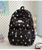 Schoolbag High Value and Lightweight Ins Harajuku Little Star Printed Schoolbag Japanese Ins Sweet Soft Sister Travel Cute Backpack