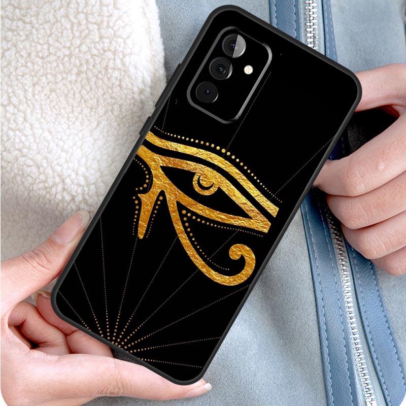 Egypt Nefertiti Anubis Ankh Phone Case For Samsung Galaxy A54 A34 A14 A15 A25 A35 A55 A53 A33 A13 A52 A32 A12 A51 A71