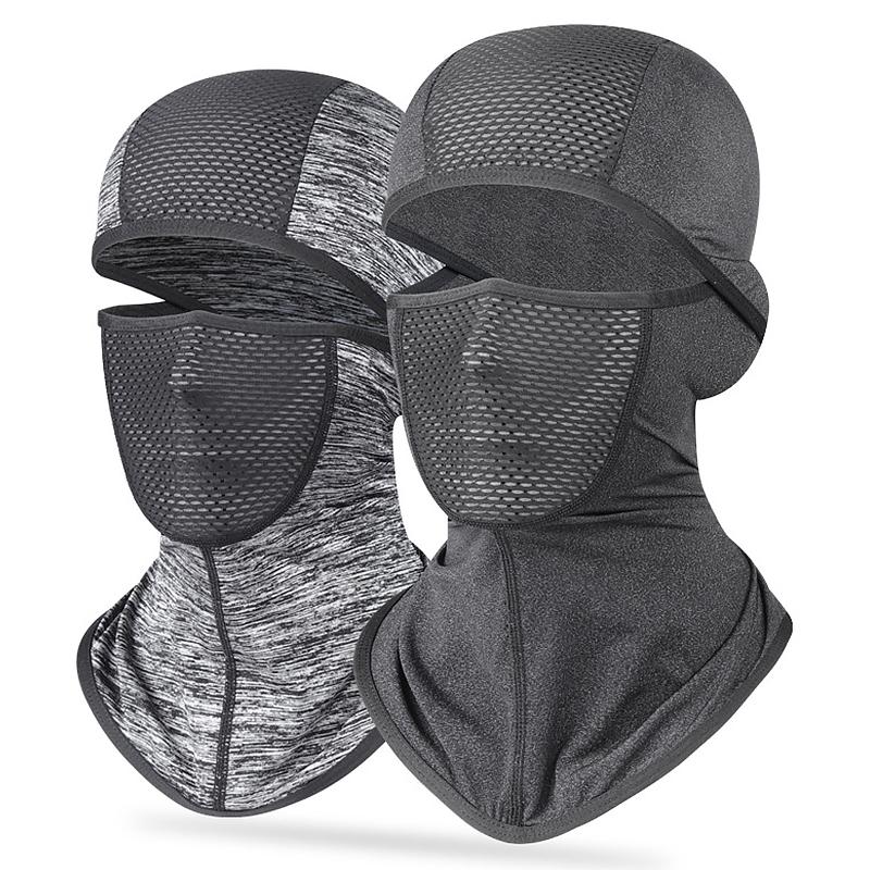 

Мужской эластичный ледяной шелковый чехол на шею, защита от ультрафиолета, велосипедная шапка на все лицо, маска-балаклава, летние головные уборы