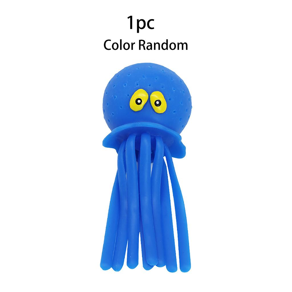 Water Spray Octopus Pinching And Music, Ocean Animals, Children'S Bathing Toys, Tpr Water Play And Decompression Toys, Summer