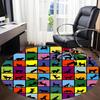 1pc Paws Playful Office Round Area Rug,  Mat Suitable ForOffice, Under Office Chairs Bedroom Living Room Home Decor, Room Deco