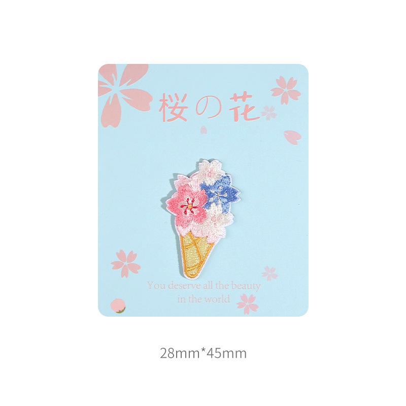 Self-Adhesive Flower Cloth Sticker, Short-Sleeved T-Shirt, Hole-Free Patch Sticker, Pants, Down Jacket, Seam-Free Embroidery Sticker