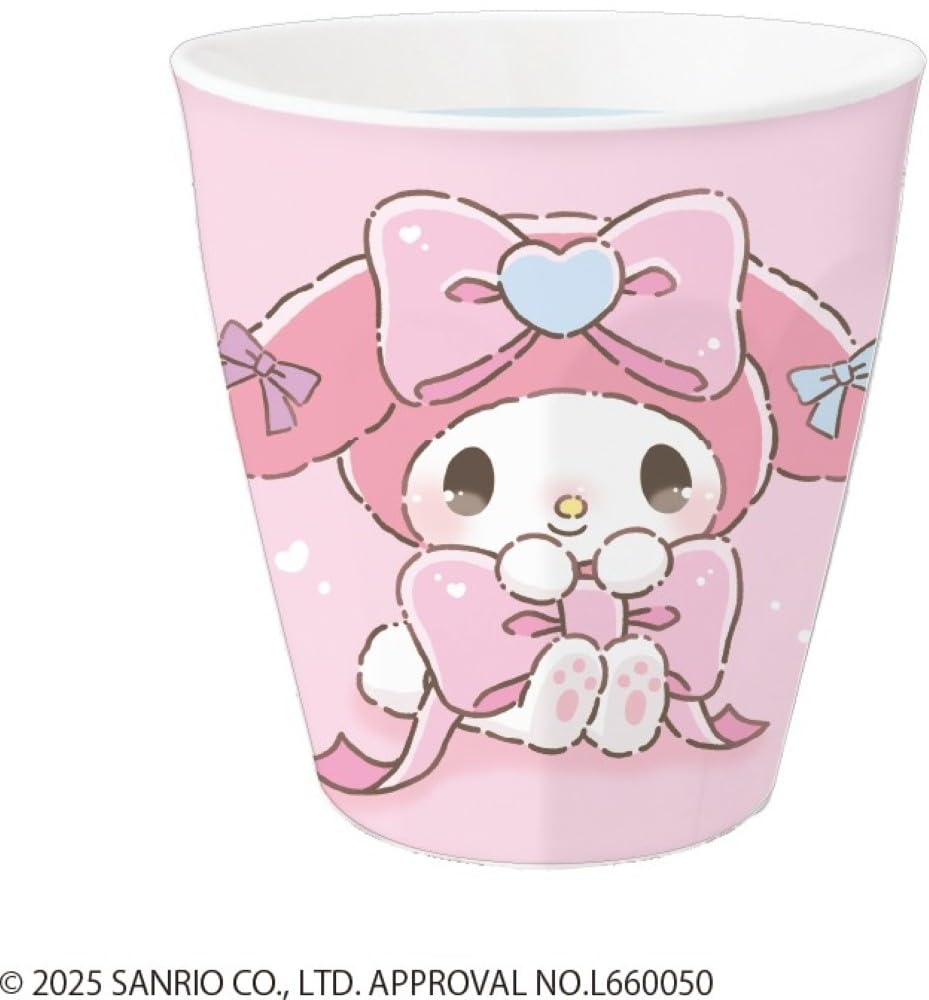 Crux Sanrio Melamine Cup Runrun Ribbon My Melody 135166