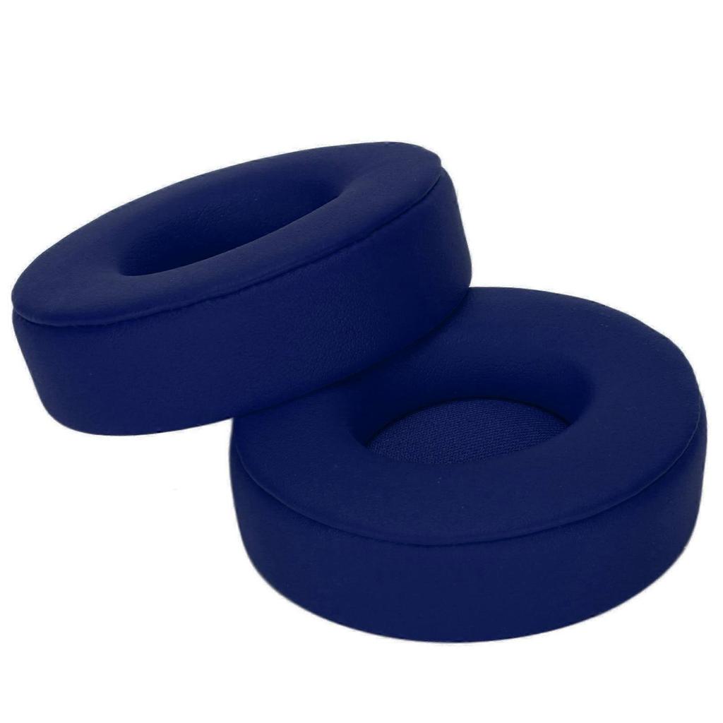 2 Pcs For SoloPro Ear Pads Elastic Wireless On-Ear Headphones Replacement Cushions Dark Blue