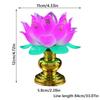 Pink Lotus Lamp Exquisite Temple Decoration Creative Worship Lamp  Worship