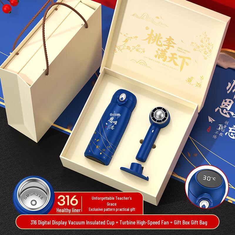 

Teacher s Day Gift Set: Insulated Bottle & Mini Fan Insulated Bottle + Mini Fan