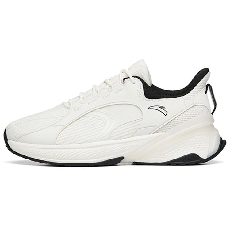Anta C37 Series Absolute Coolness Soft Sole Slip Resistant And Breathable Low top Running Shoes Women's White Black 922245538-3