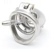 Stainless Steel Male Chastity Cock Cage Urethral Lock Penis Ring Dick Bondage Belt Sounds Catheter Erotic Sex Toys for Men 18+