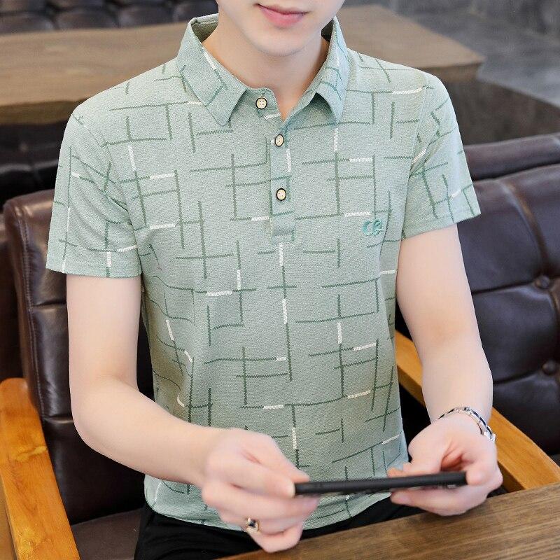 High Quality Men 'S Short Sleeve Multi Color Polo Summer Lapel Collar Polo Shirt Breathable 