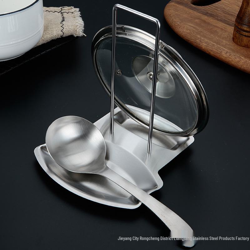 Stainless Steel Removable Spoon and Pot Lid Holder