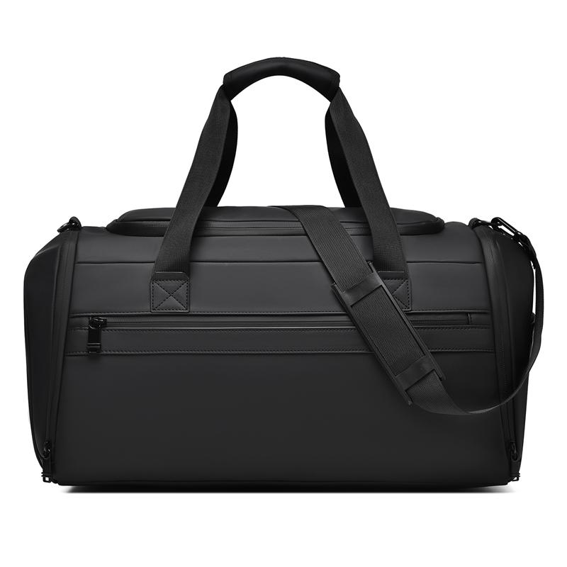 Large Capacity Sports Fitness Bag Travel Bag Men s Dry and Wet Separate Shoe Bin Handbag чёрный